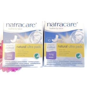 NATRACARE Organic Cotton Natural Ultra Pads Plastic & Chlorine Free